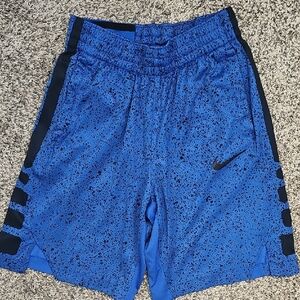 Nike Blue and Black Speckled Shorts